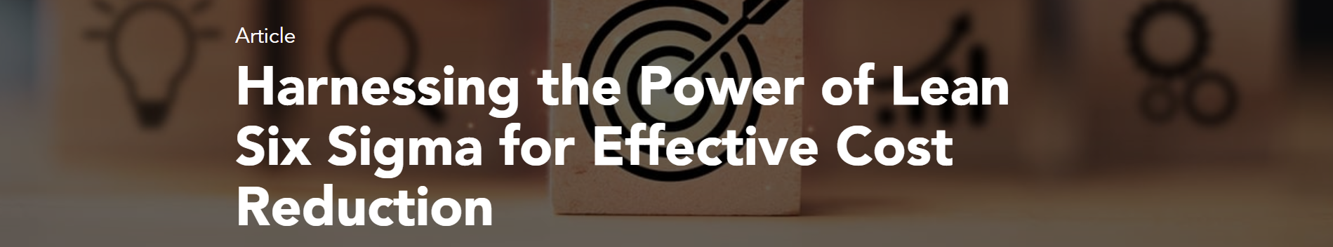 KI SAIN & AFAE: Blog - Harnessing the Power of Lean Six Sigma for ...