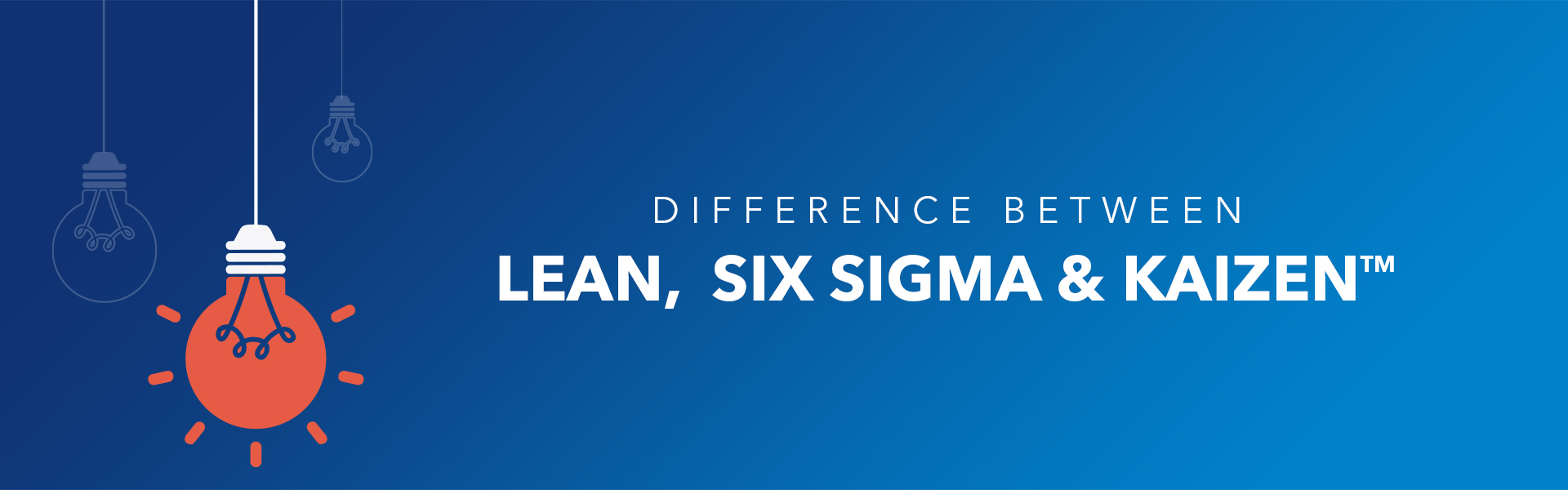 Difference between Lean Six Sigma & Kaizen Landing Page banner